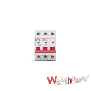Disjoncteur miniature WH1-125 d'isolateur de commutateur principal de 80A AC 400V 3P